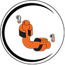 Thermal Insulation and Cladding Icon